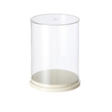 2pcs Clear Acrylic Display Case Transparent Box for Collectibles Dolls Figures - L - Close-Up Angle