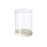 2pcs Clear Acrylic Display Case Transparent Box for Collectibles Dolls Figures - M