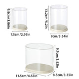 2pcs Clear Acrylic Display Case Transparent Box for Collectibles Dolls Figures - S - Side View