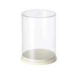 2pcs Clear Acrylic Display Case Transparent Box for Collectibles Dolls Figures - S