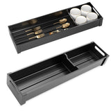Kitchen Cabinet Drawer Cutlery Tray Utensil Organiser Insert Divider Storage - 41x10cm - Front View