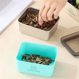 4pcs Sealed Crisper Food Storage Container Set Bento Box Refrigerator Organizer - Extra Image