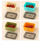 4pcs Sealed Crisper Food Storage Container Set Bento Box Refrigerator Organizer - Extra Image