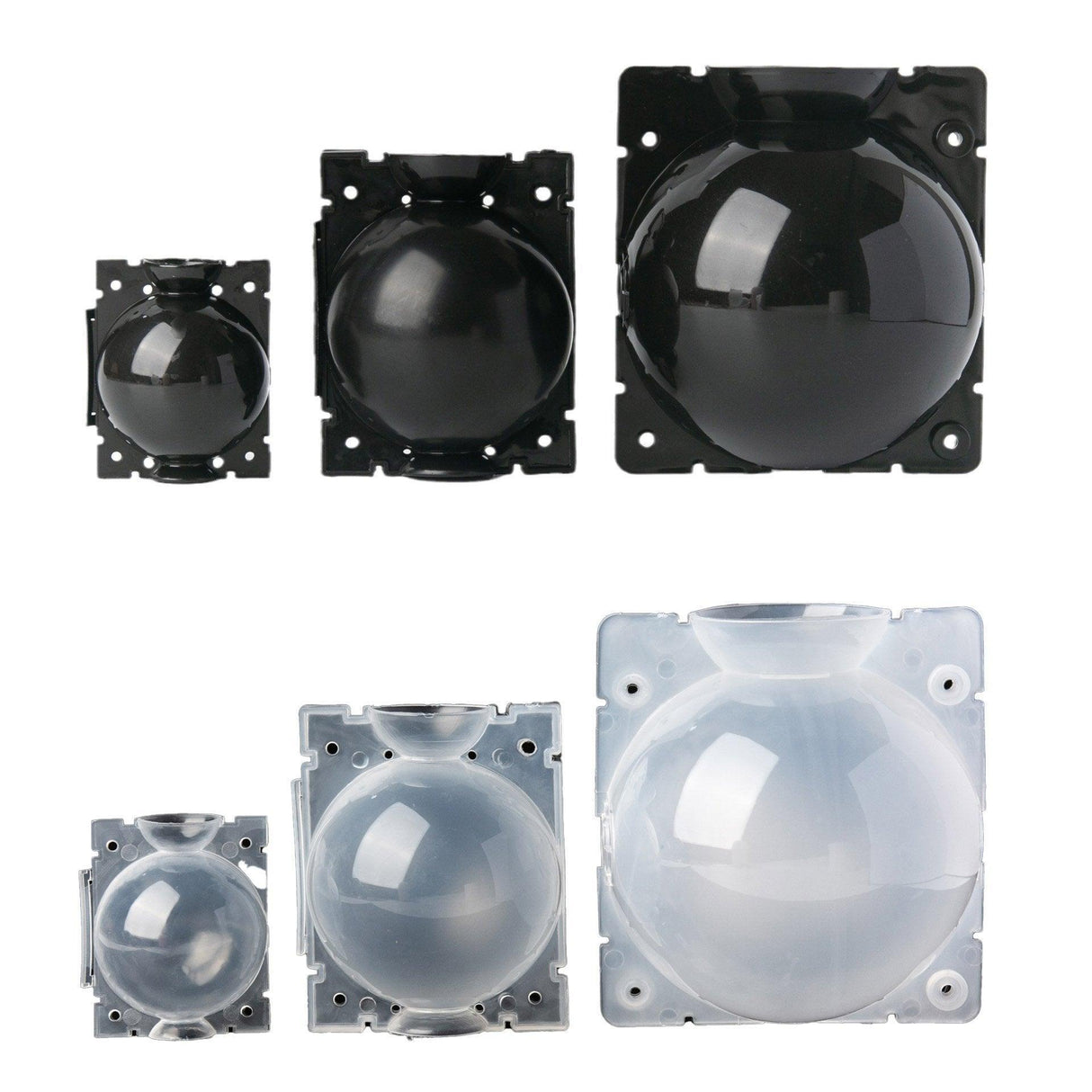 50pcs Plant Rooting Device High Pressure Grafting Box for Seedling Branch Garden - Clear M-50PCS