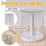 Doll Pendant Display Box Transparent Rotary Hand Operated Blind Box Storage Rack