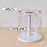 Doll Pendant Display Box Transparent Rotary Hand Operated Blind Box Storage Rack - Low Angle