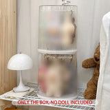 Doll Pendant Display Box Transparent Rotary Hand Operated Blind Box Storage Rack - Extra Image
