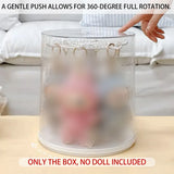 Doll Pendant Display Box Transparent Rotary Hand Operated Blind Box Storage Rack - Extra Image