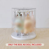 Doll Pendant Display Box Transparent Rotary Hand Operated Blind Box Storage Rack - Extra Image