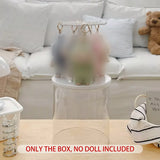 Doll Pendant Display Box Transparent Rotary Hand Operated Blind Box Storage Rack - Extra Image