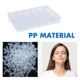 36 Slot Clear Plastic Storage Box with Removable Dividers for Jewellery Beads Crafts