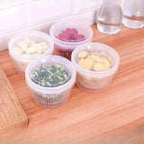 5pcs Plastic Storage Containers with Lids Refrigerator Organizer Box for Kitchen - 45-Degree Angle