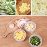 5pcs Plastic Storage Containers with Lids Refrigerator Organizer Box for Kitchen - Extra Image
