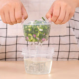 5pcs Plastic Storage Containers with Lids Refrigerator Organizer Box for Kitchen - Extra Image