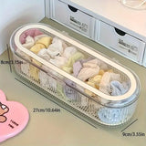Large Storage Box with Lid Organiser Multi Compartment Organiser Container