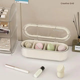 Large Storage Box with Lid Organiser Multi Compartment Organiser Container - Rear View
