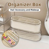 Large Storage Box with Lid Organiser Multi Compartment Organiser Container