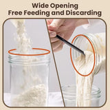 24oz Bread Fermentation Glass Jar Baking Supplies Airtight Container Dough - Extra Image