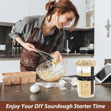 24oz Bread Fermentation Glass Jar Baking Supplies Airtight Container Dough - Extra Image
