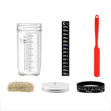 24oz Bread Fermentation Glass Jar Baking Supplies Airtight Container Dough - Extra Image