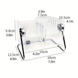 6 Compartment Remote Control Organizer Miscellaneous Shelf Living Room Storage - Side View