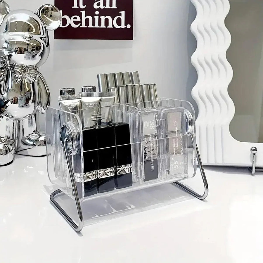 6 Compartment Remote Control Organizer Miscellaneous Shelf Living Room Storage