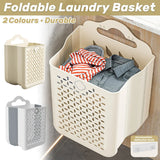 Wall Mounted Foldable Laundry Basket for Bedroom Laundry Room - Front View