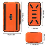Fishing Tackle Box Gear Storage Case Hook Accessory Organizer Tool Box Portable - L