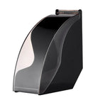Fan Shaped Coffee Filter Storage Dustproof Box Easy To Access For Cafe Kitchen - Black
