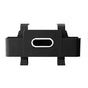 Vehicle Backrest Storage Box Multifunctional Organizer with Tissue and Cup Holders - Black