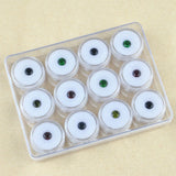 Transparent Round Gemstone Display Box Organizer Case with Lid Storage Packaging - Black - Extra Image