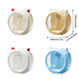 Space Capsule Storage Box Transparent Doll Model Display Organiser - Top-Down View
