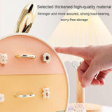 Large Multi-functional Makeup Storage Organizer Rabbit Decor Drawer Cosmetic Box - Colour - Top-Down View