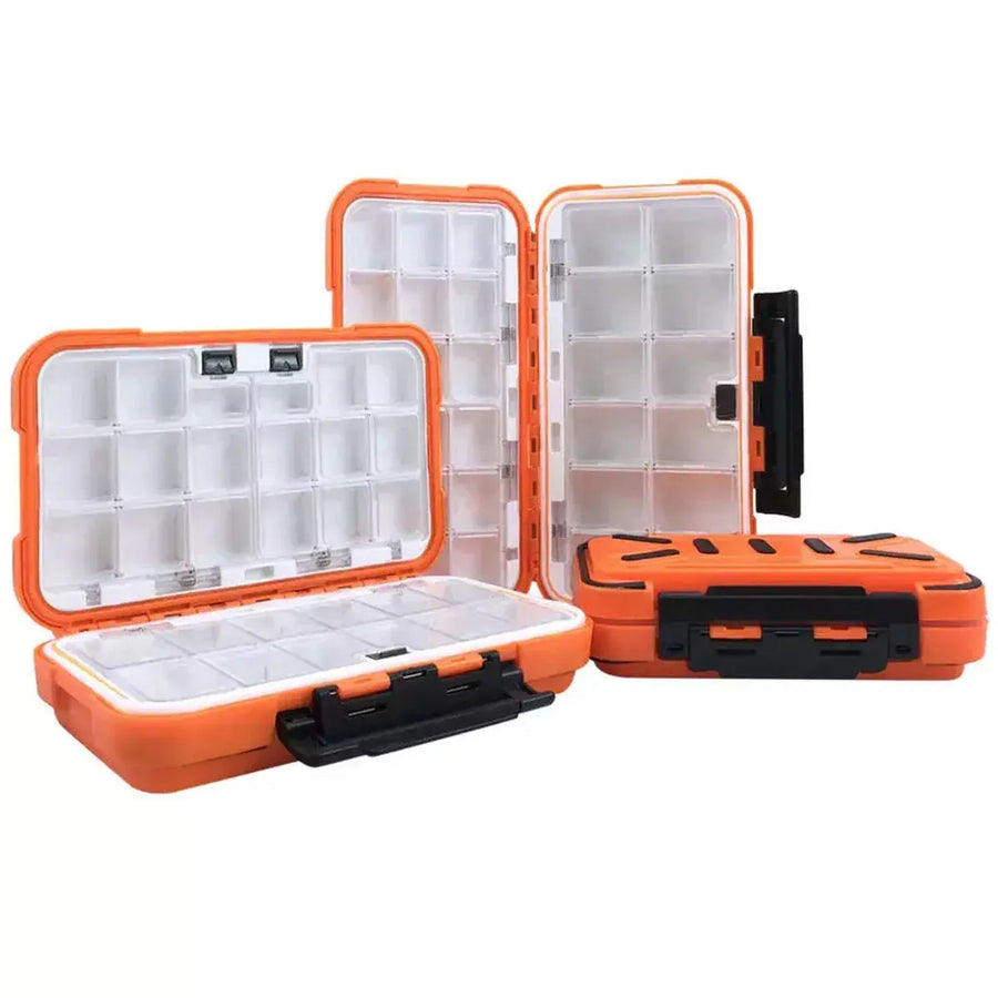 Fishing Tackle Box Gear Storage Case Hook Accessory Organizer Tool Box Portable - M