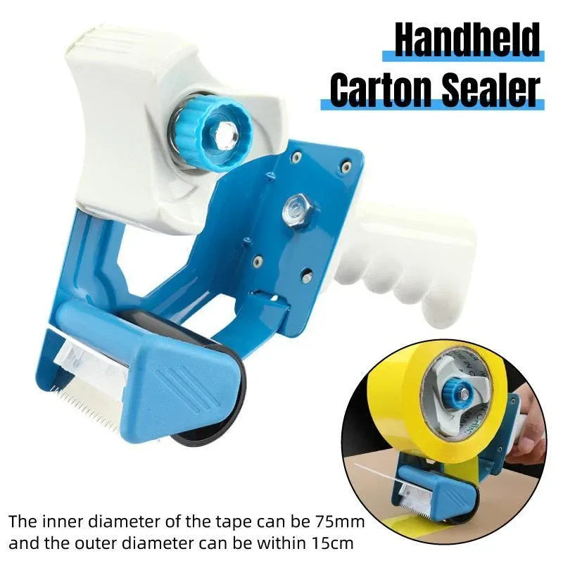 Handheld Tape Sealer Clear Tape Cutter Portable Adhesive Sealing Tool for Bags
