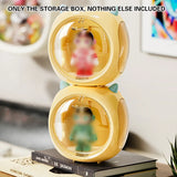 Space Capsule Storage Box Transparent Doll Model Display Organiser - Low Angle
