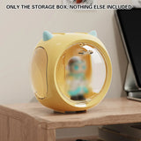 Space Capsule Storage Box Transparent Doll Model Display Organiser - Extra Image