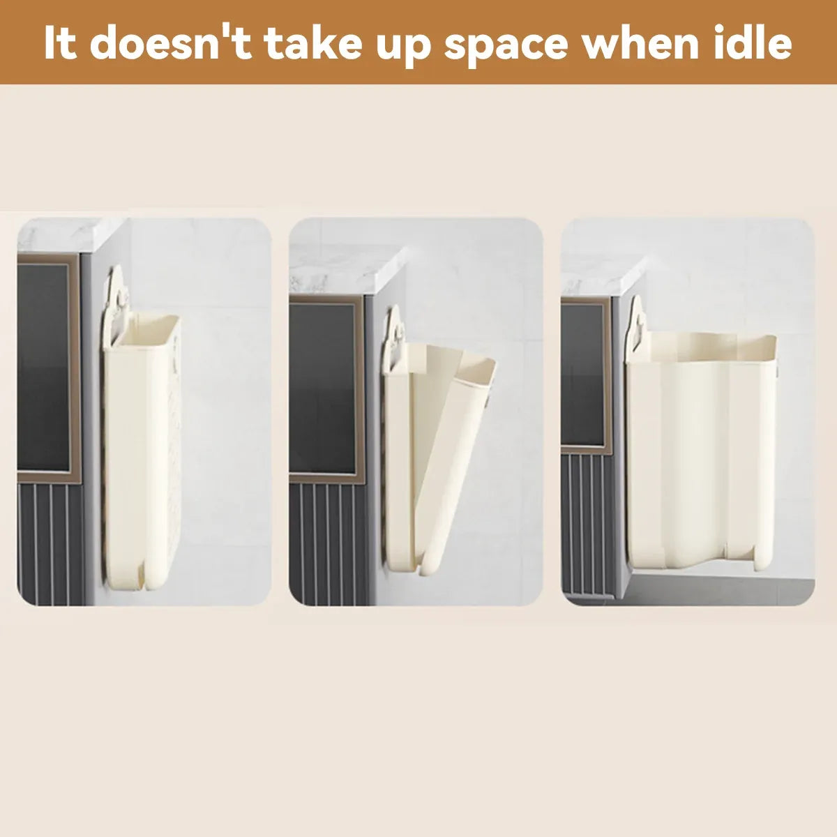 Wall Mounted Foldable Laundry Basket for Bedroom Laundry Room