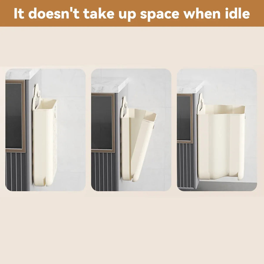 Wall Mounted Foldable Laundry Basket for Bedroom Laundry Room