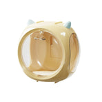 Space Capsule Storage Box Transparent Doll Model Display Organiser