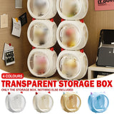 Space Capsule Storage Box Transparent Doll Model Display Organiser - Front View