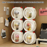 Space Capsule Storage Box Transparent Doll Model Display Organiser - Close-Up Angle