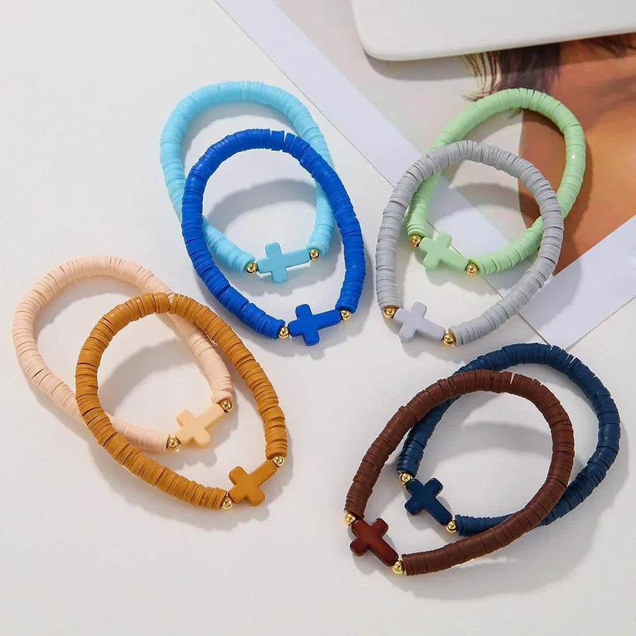 8/14pcs Bohemian Bracelet Set Colourful Beaded Bracelets Stackable Jewelry Gift - 8PCS