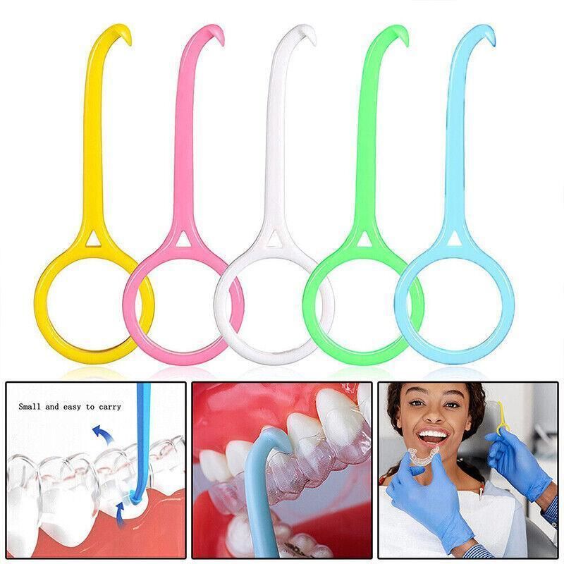5PCS Aligner Remover Tool Hook Kit for Invisible Braces and Retainer Handling