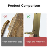 Aluminum Wall Mounted Bathroom Toilet Paper Holder Rack Phone Towel Tissue Roll - Rear View