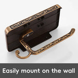 Aluminum Wall Mounted Bathroom Toilet Paper Holder Rack Phone Towel Tissue Roll - Extra Image