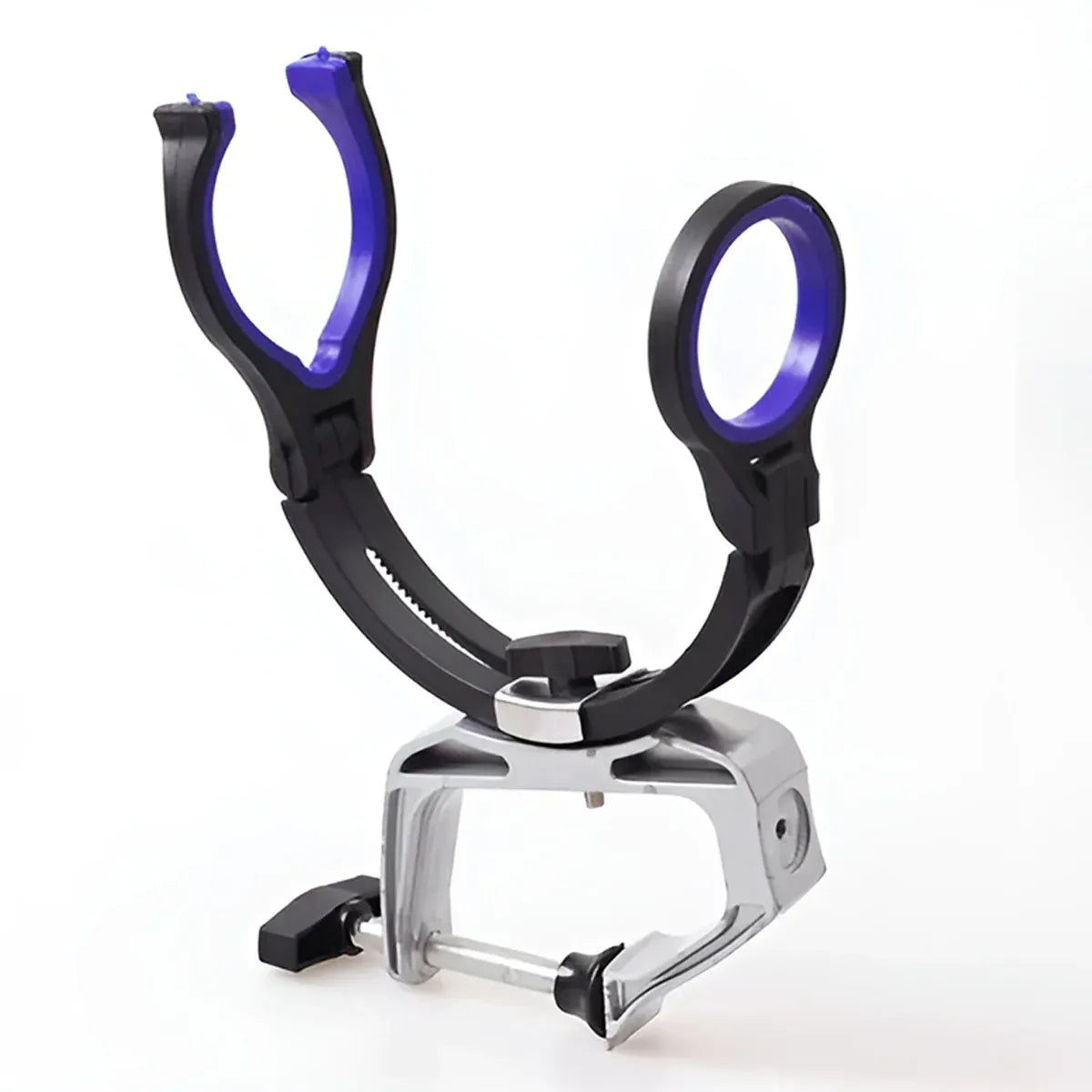 Adjustable Boat Fishing Rod Holder Clamp-on Pole Bracket Pod Rest Fishing Stand