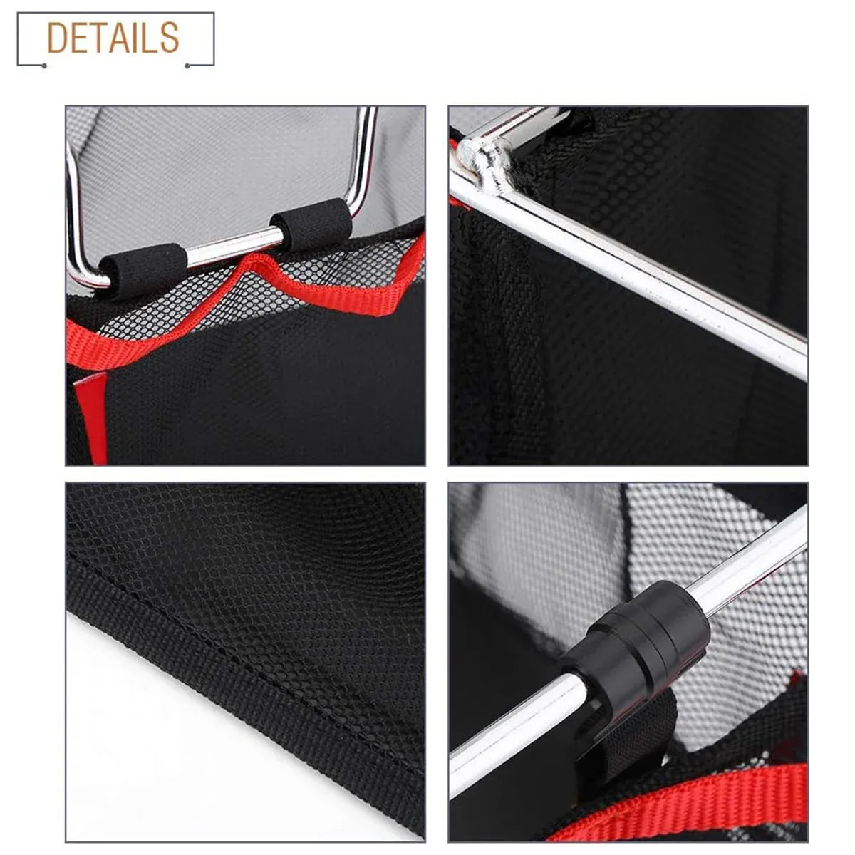 Foldable Stainless Steel Camping Trash Rack Portable