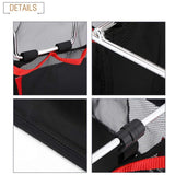 Foldable Stainless Steel Camping Trash Rack Portable - Rear View