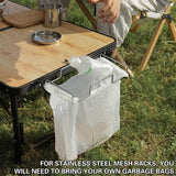 Foldable Stainless Steel Camping Trash Rack Portable - Extra Image